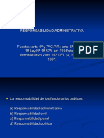 Responsabilidad Administrativa