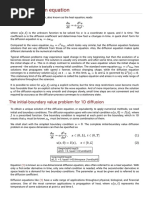 The 1D Diffusion Equation