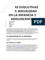 ETAPAS EVOLUTIVAS DE LA SEXUALIDAD EN LA INFANCIA Y ADOLESCENCIA
