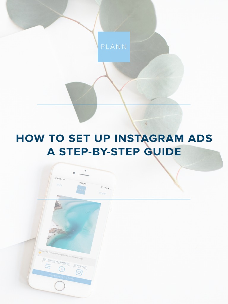 How To Set Up Instagram Ads A Step-By-Step Guide | PDF | Facebook ...