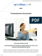 Presentazione Documenti - Popolo Unico