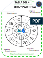 250 FICHAS PARA TRABAJAR LAS TABLAS DE MULTIPLICAR - Parte2 PDF