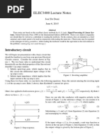 ELEC3400 Signal Processing Course Notes