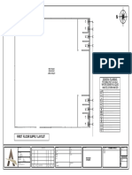 First Floor Supply Layout: Water, Sewer & Liquid Potable Hot & Cold General Plumbing