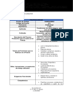 Profesiograma Carpintero