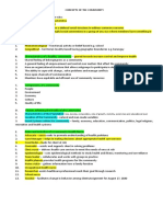 Size, Density, Composition, Rate of Growth, Mobility, Social Class and Educational Level