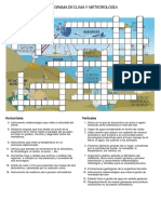 Crucigrama de Clima y Meteorologia