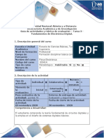 Guía de actividades y rúbrica de evaluación  – Tarea 3 - Fundamentos de Electrónica Digital (1)