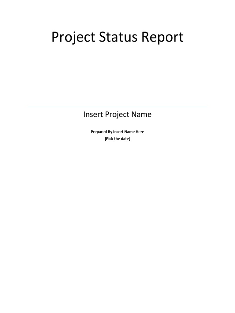 Project Status Report | PDF | Business
