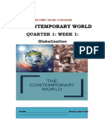 The Contemporary World: Quarter 1: Week 1