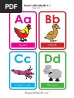 Flashcard - Abjad A-Z | PDF