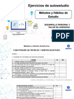 Ejercicios Unidad 03 Metodos y Habitos de Estudio PDF