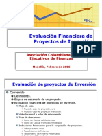 Evaluacion Financiera Proyectos 2