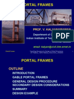Portal Frames: Prof. V. Kalyanaraman
