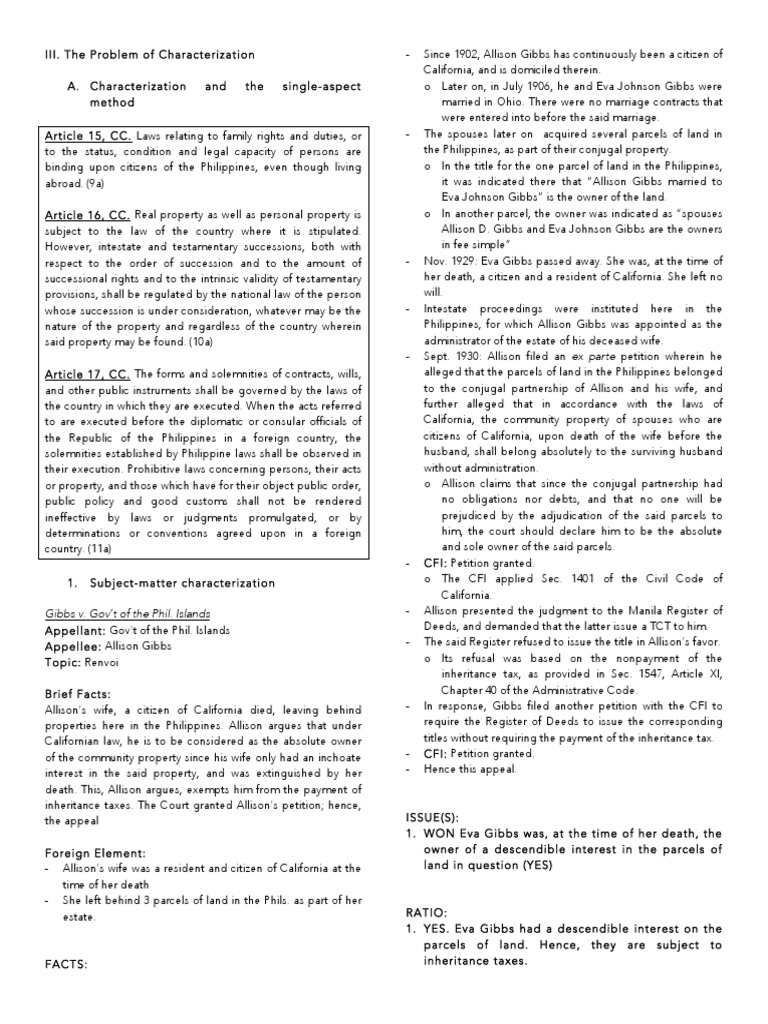 Gibbs v. Gov't of The Phil. Islands PDF Tort Statute Of Limitations