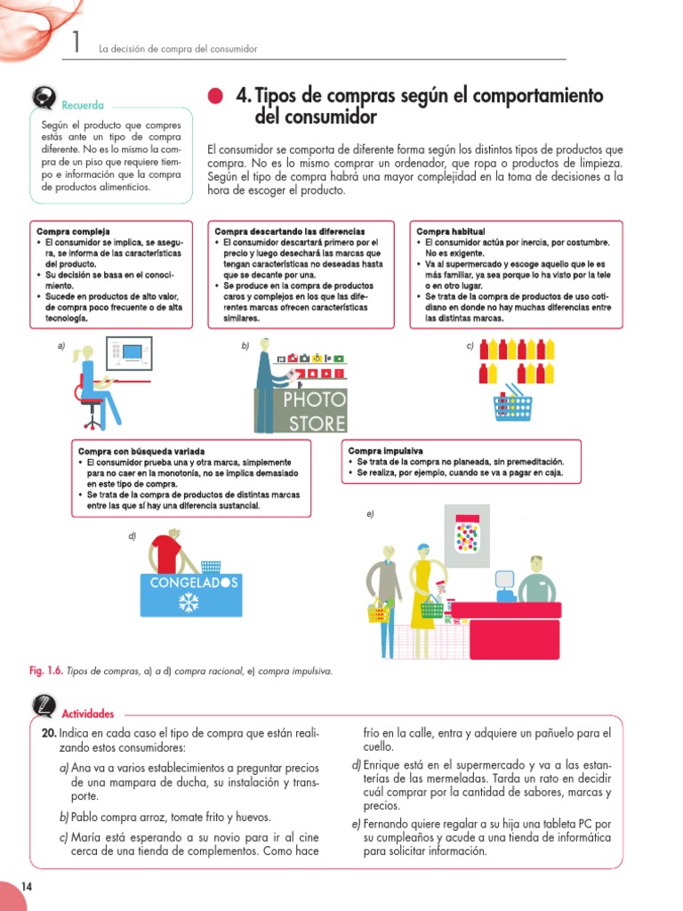 Tipos de Compras y Comportamiento del Consumidor | PDF | Los ...