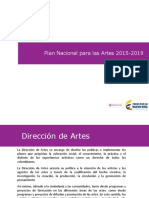 Plan Nacional para Las Artes 2015 - 2019 - Jul13 de 2015