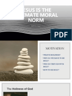 Jesus Is The Ultimate Moral Norm: Sit Dolor Amet