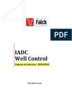 IADC Well Control. Caderno de Exercícios - RESPOSTAS. Falck Safety Services