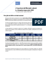 Reporte Mercado Laboral - 2020 07