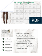 Slim Legs Program PDF