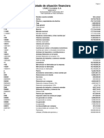 Estado de Situación Financiera