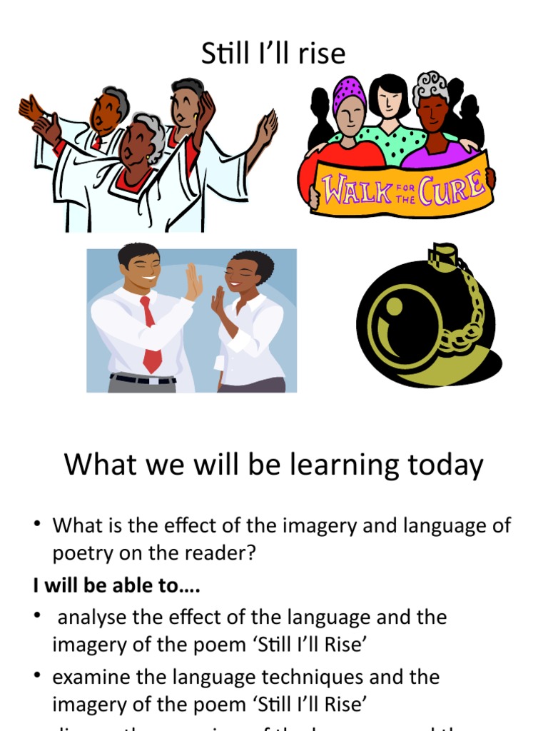 Still I Rise | PDF | Poetry | Writing