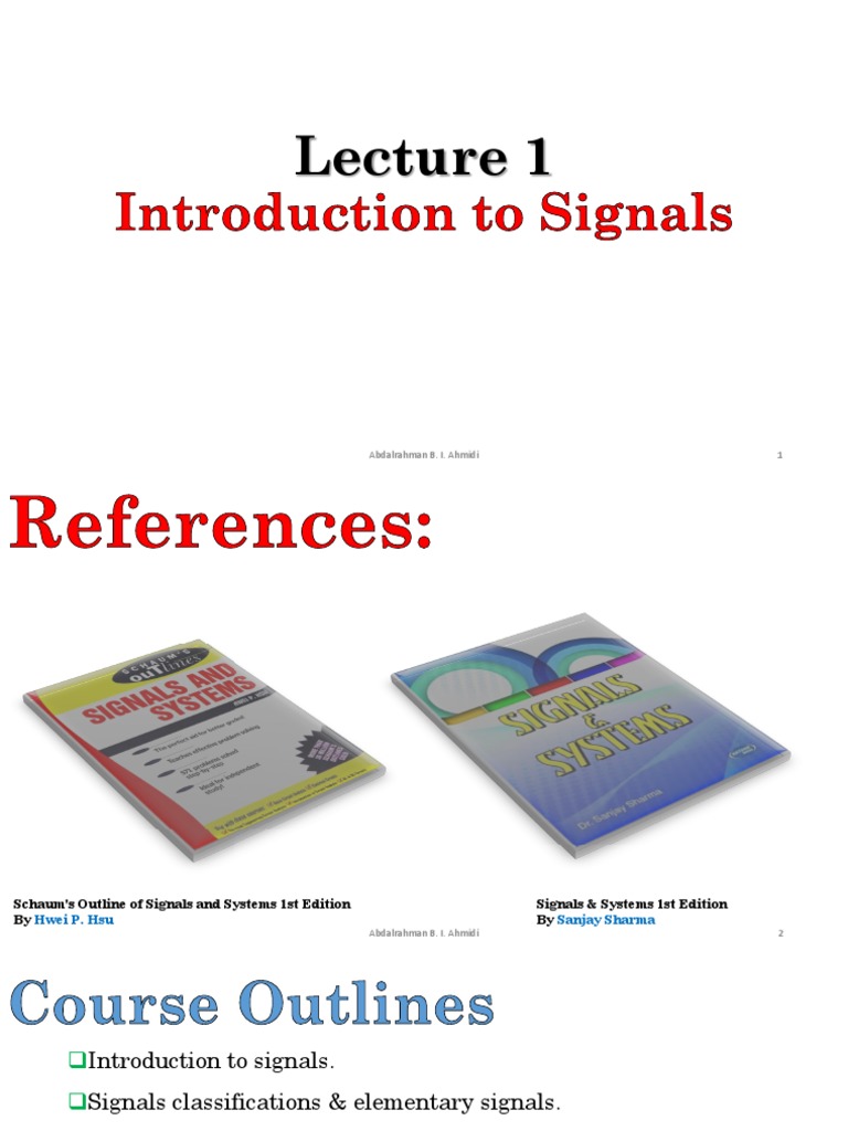 Introduction to Signals and Systems | PDF | Discrete Time And ...