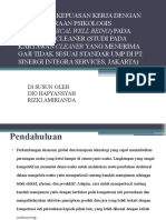 Hubungan Kepuasan Kerja Dengan Kesejahteraan Psikologis (Psychological