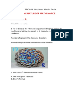 Section 1: The Nature of Mathematics: Homework # 1