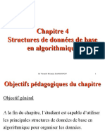 Chapitre 4 - Structures de Données de Base