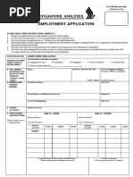 Employment Application: Reference No