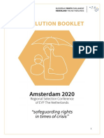 Amsterdam 2020 Resolution Booklet