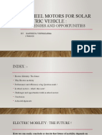 INWHEEL MOTOR - Challenges and Oppportunities