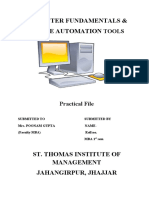 Computer Fundamentals & Office Automation: Tools