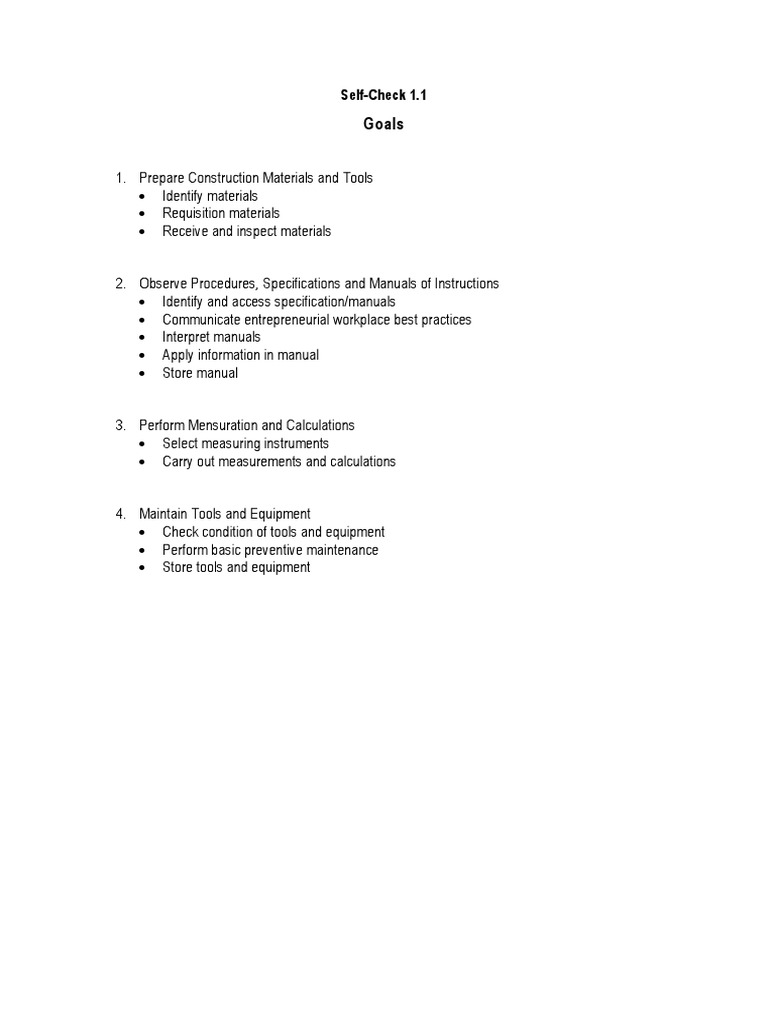 Carpentry NC II: Tools and Procedures | PDF | Teaching Method | Test ...