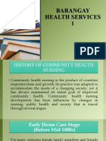 Barangay Health Services 1
