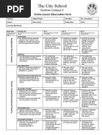 One Point Lesson Template Guide | PDF