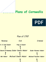 Judicial Plans of Cornwallis