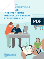 WHO Intervension on Digital System