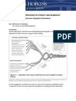 Cognitive Processes of Literacy and Numeracy: Literacies Infographic Presentation