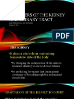 Disorders of The Kidney and Urinary Tract: Jane Wendolyn Lu, MD, FPCP, DPSN October 12, 2018