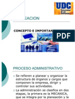 Proceso Administrativo La Planeacion Udc