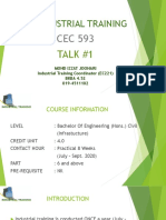 Industrial Training Overview