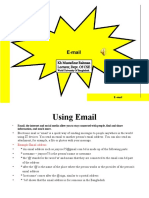 WUB BBA Course Class No 4 Introduction To Internet-Uses of Email
