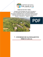 7 Informe de Saneamiento Fisico Legal