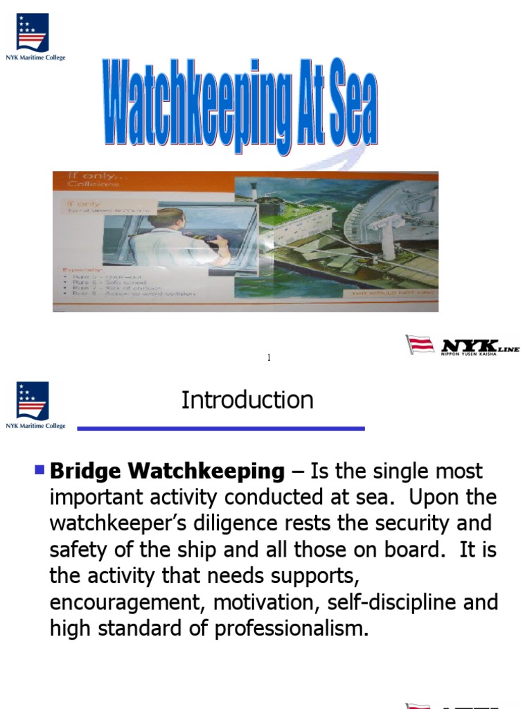 Bridge Watchkeeping Duties Explained | PDF | Navigation | Water Transport
