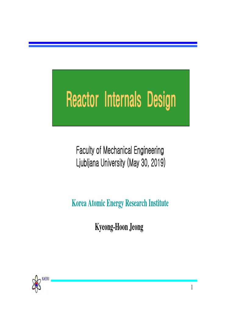 Reactor Internals Design Overview | PDF | Pressurized Water Reactor ...