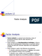 Factor Analysis