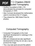 Week 7 B Chapter 29, 30 Computed Tomography 45